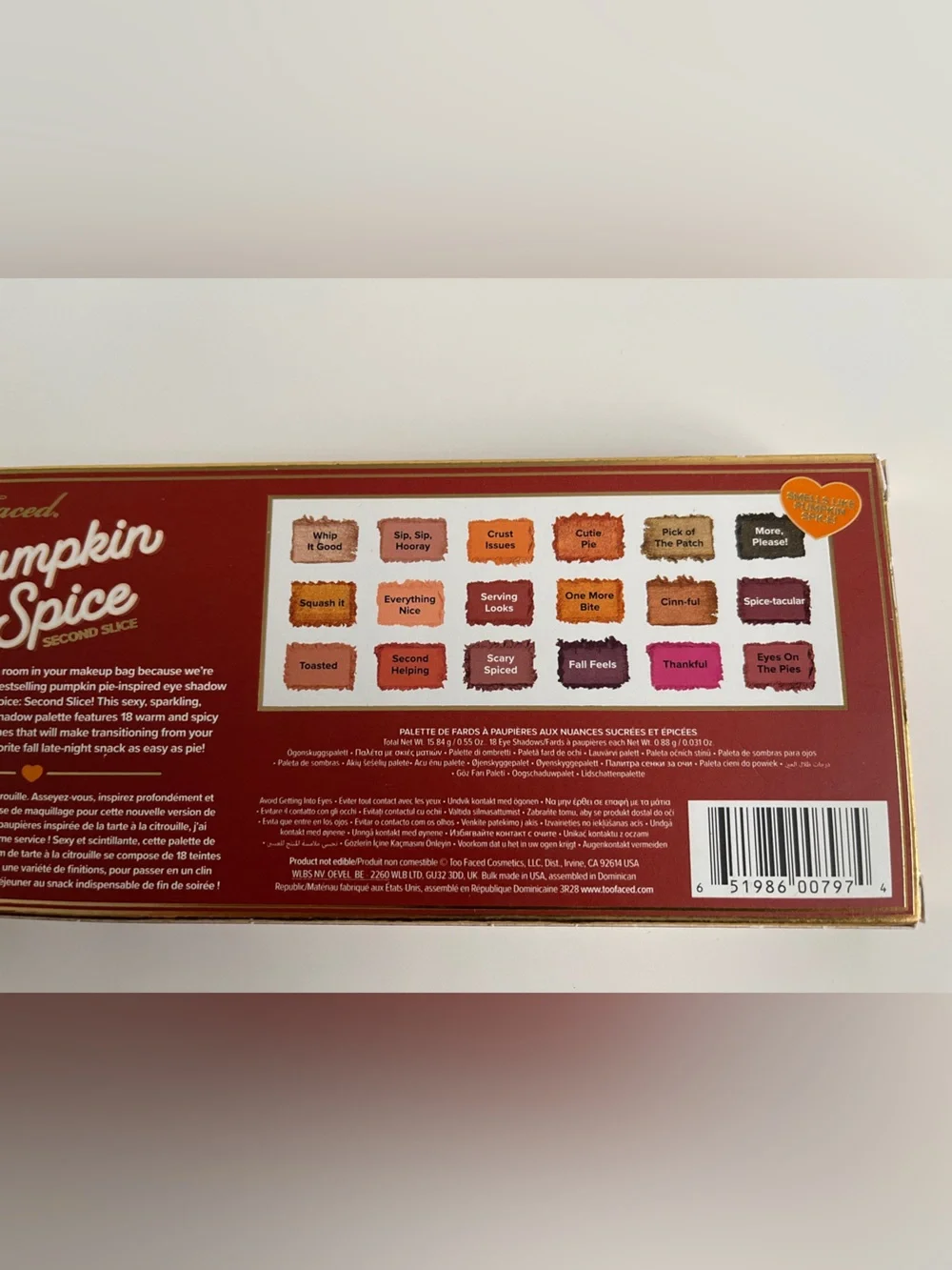 Pumpkin Spice Second Slice by Too Faced Sweet & Spicy Eye Shadow Palette